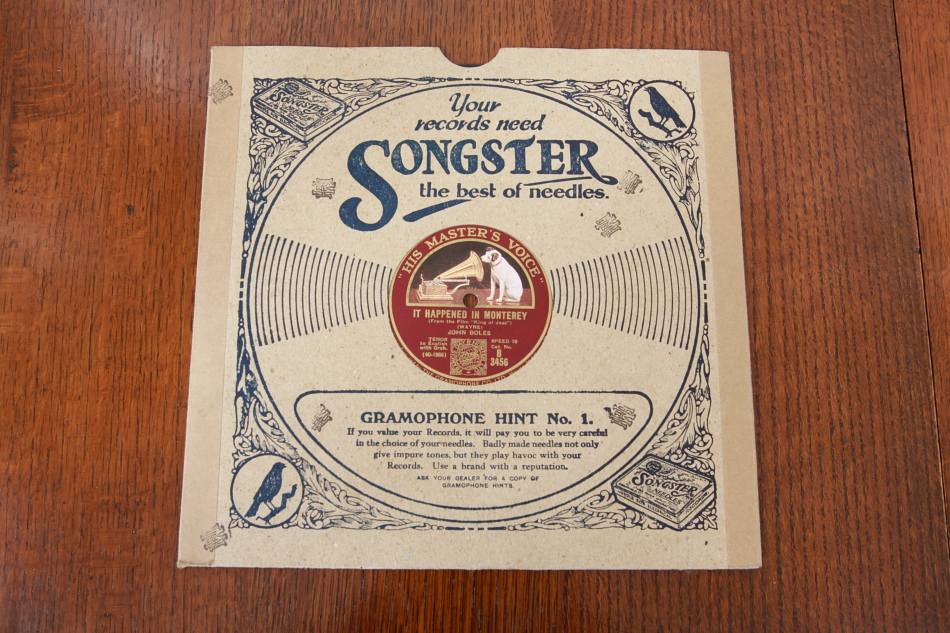 SPレコード盤　10インチ25cm　17　～SONG OF THE DAWN～