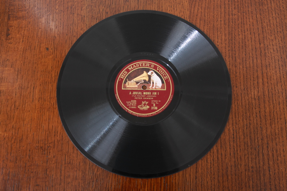 SPレコード盤　10インチ25cm　20　～THE ADMIRAL'S BROOM～