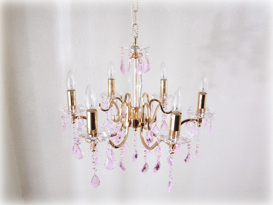 アスフォー社クリスタル ASFOUR CRISTAL シャンデリア (6灯)