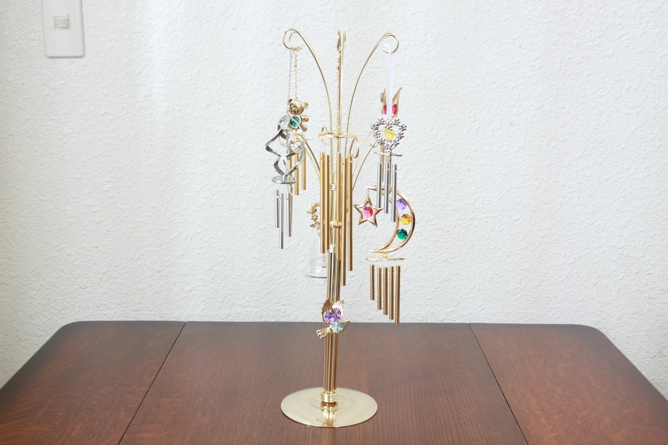 スワロフスキーSTRASS®Swarovski®Crystalウィンドチャイム(テーブルベル)