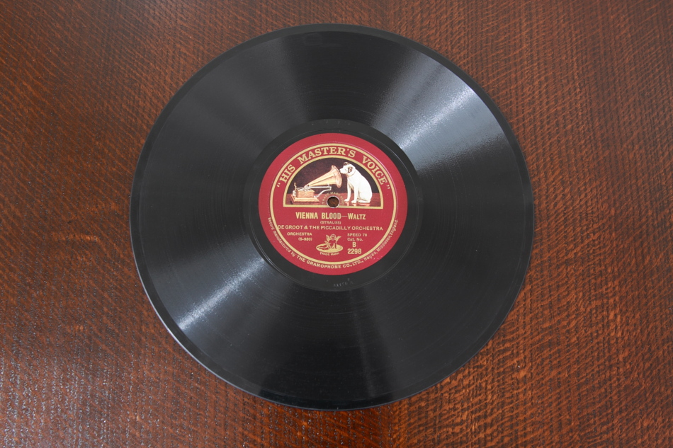 SPレコード盤　10インチ25cm　42　～BLUE DANUBE～