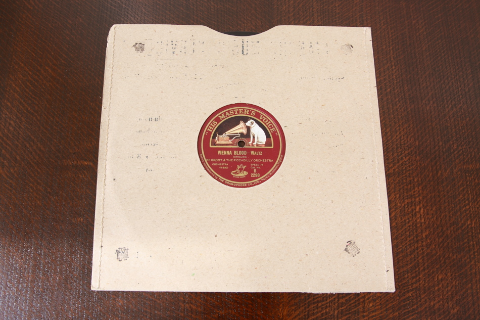 SPレコード盤　10インチ25cm　42　～BLUE DANUBE～