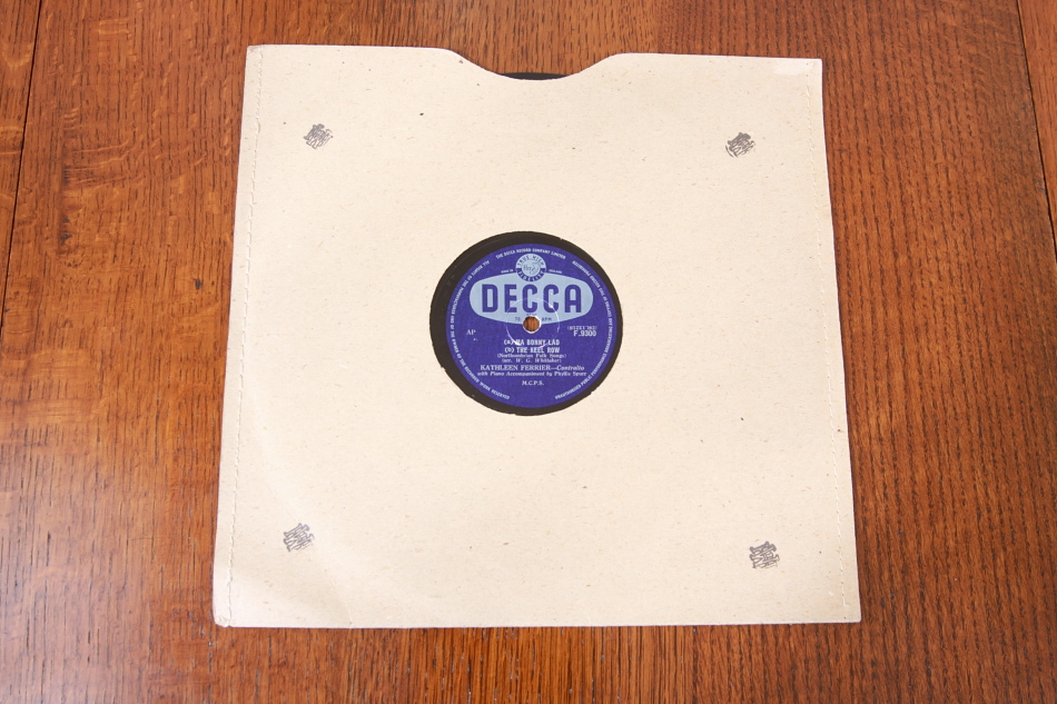 SPレコード盤　10インチ25cm　51　～MA BONNY LAD～