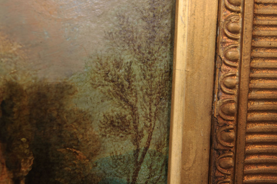 "A runied temple" Oil Painting (油絵)