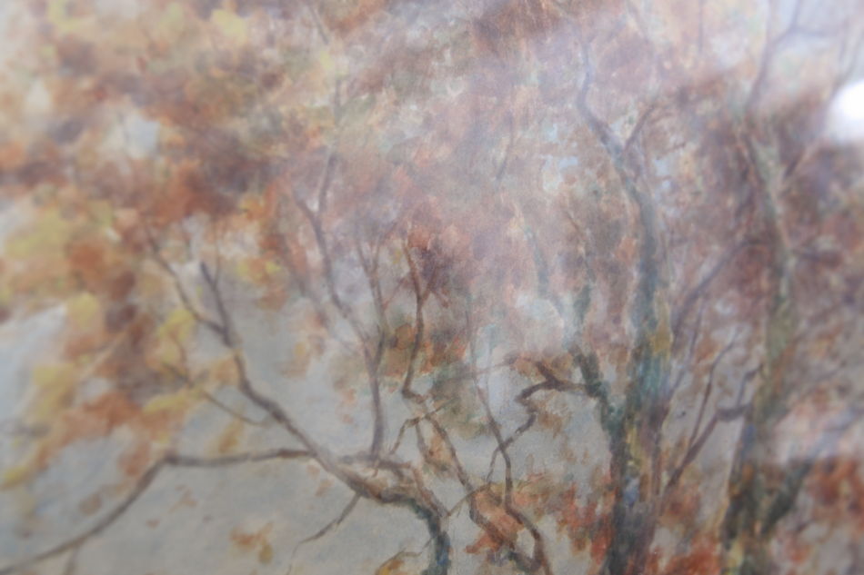 Landscape with a lady / Water Colour(水彩画)