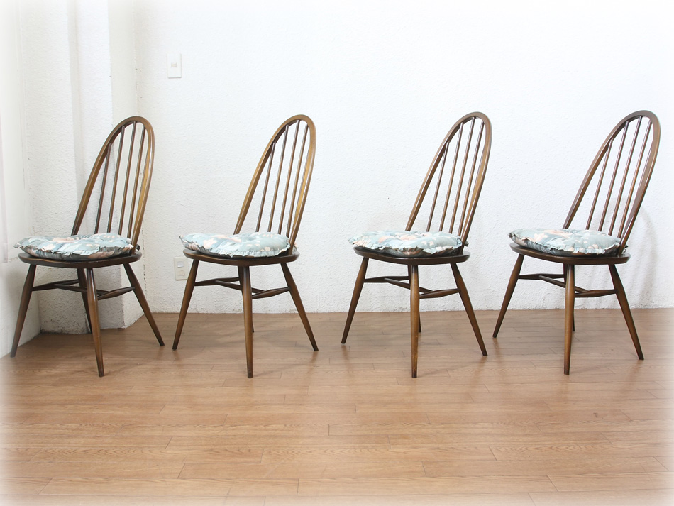 アーコールErcol クエーカーチェア4脚セット