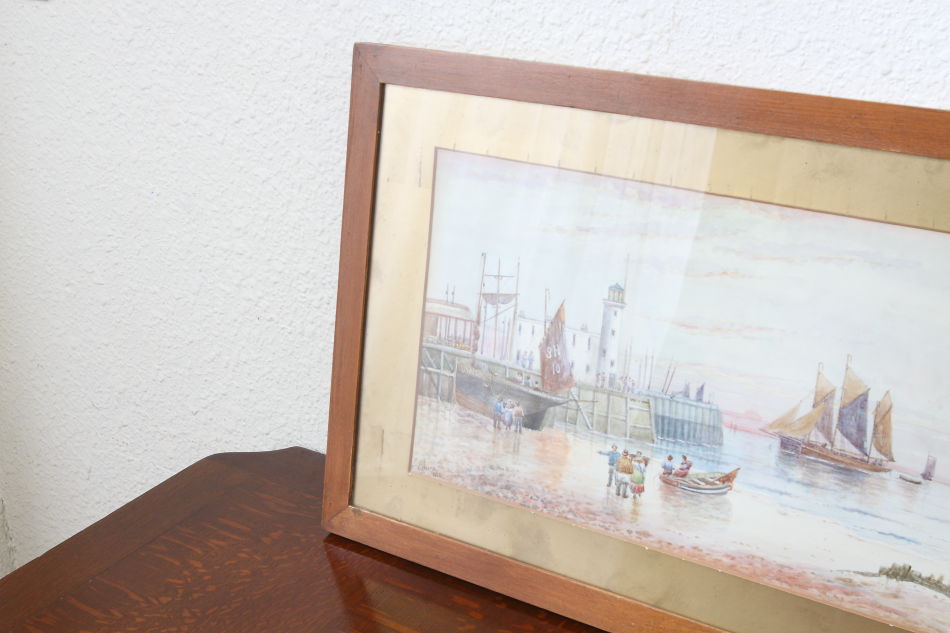 A Coastal scene / Water Colour