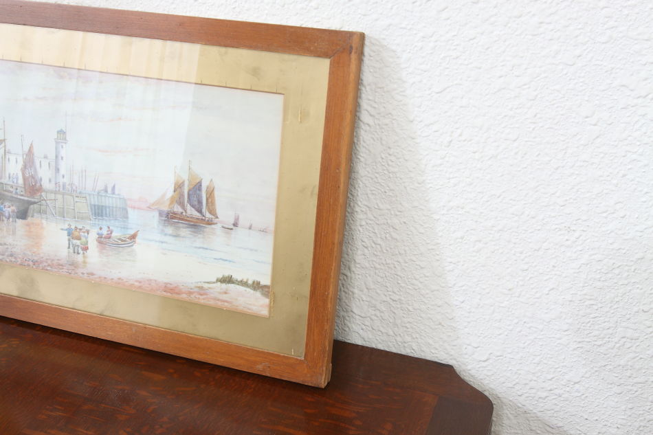 A Coastal scene / Water Colour