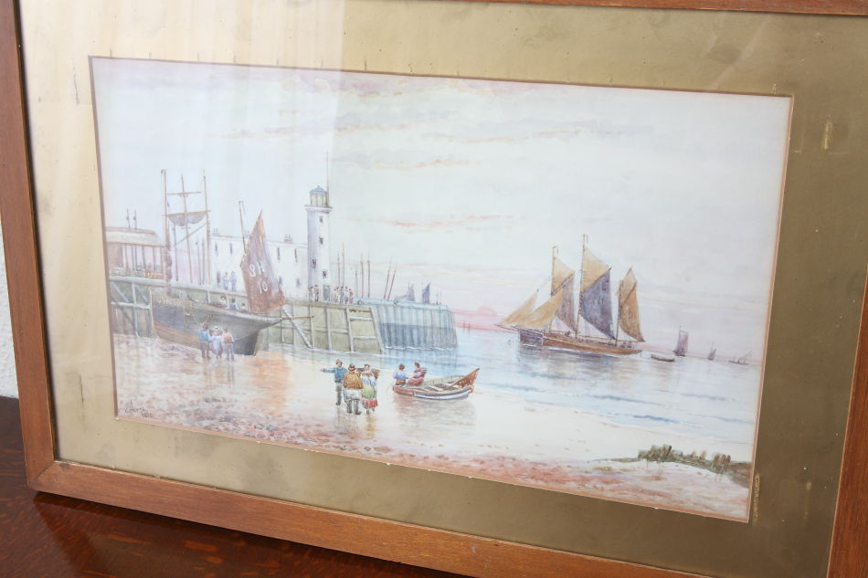 A Coastal scene / Water Colour