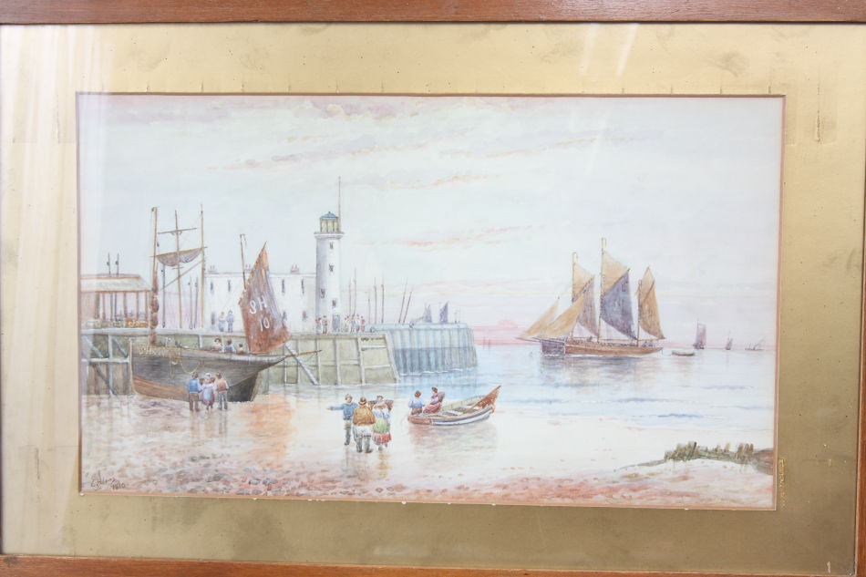 A Coastal scene / Water Colour