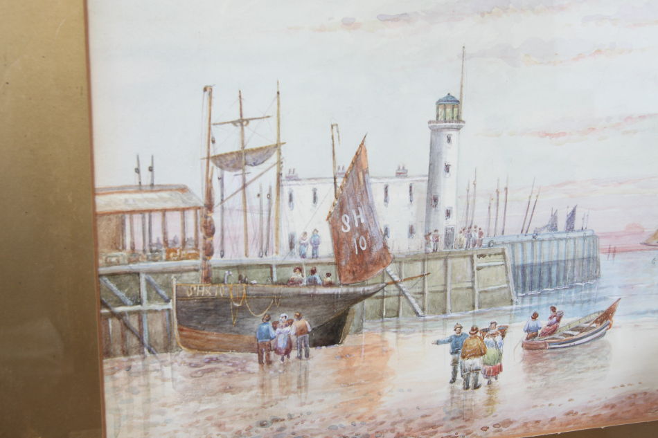A Coastal scene / Water Colour