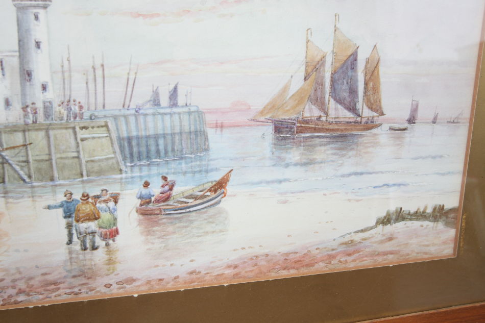 A Coastal scene / Water Colour