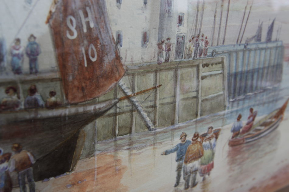 A Coastal scene / Water Colour
