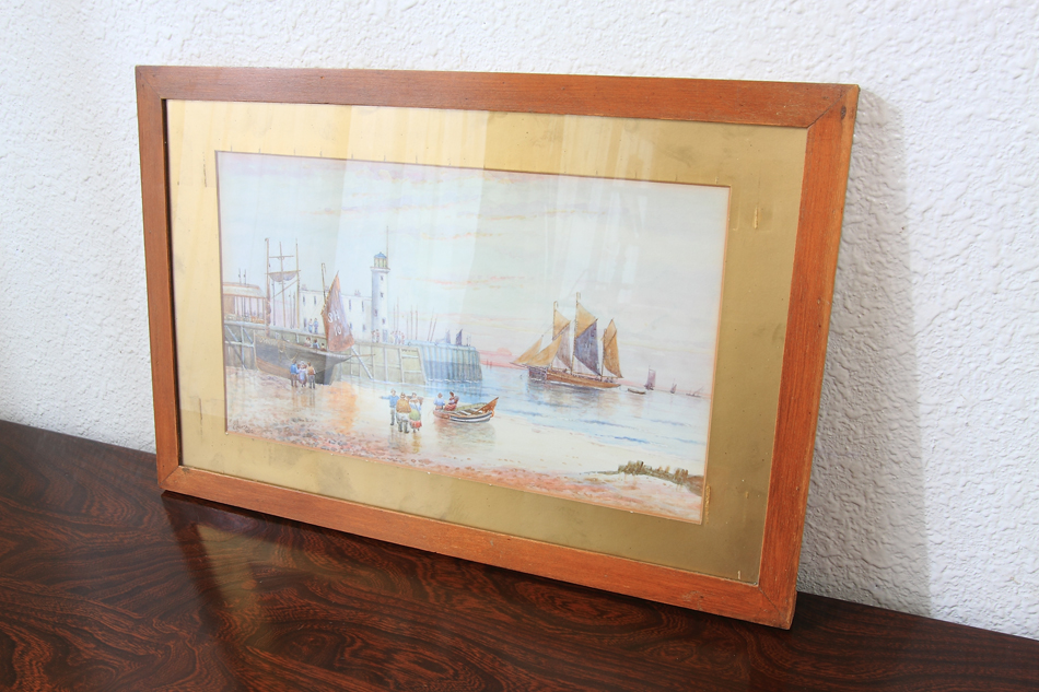 A Coastal scene / Water Colour