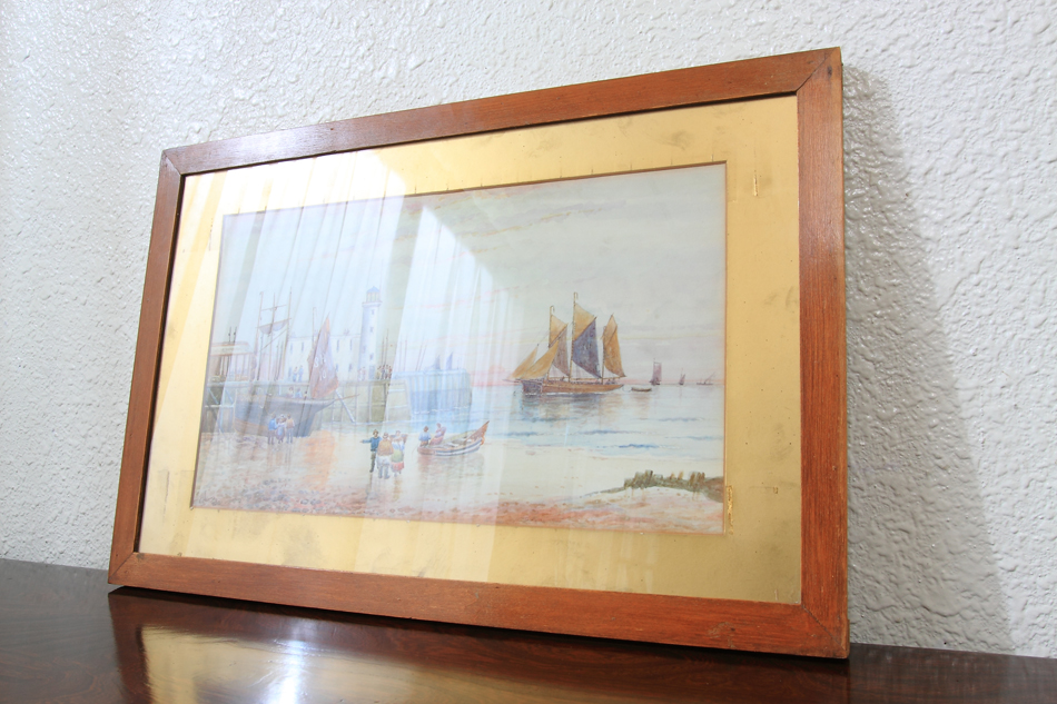 A Coastal scene / Water Colour