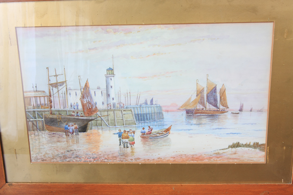 A Coastal scene / Water Colour