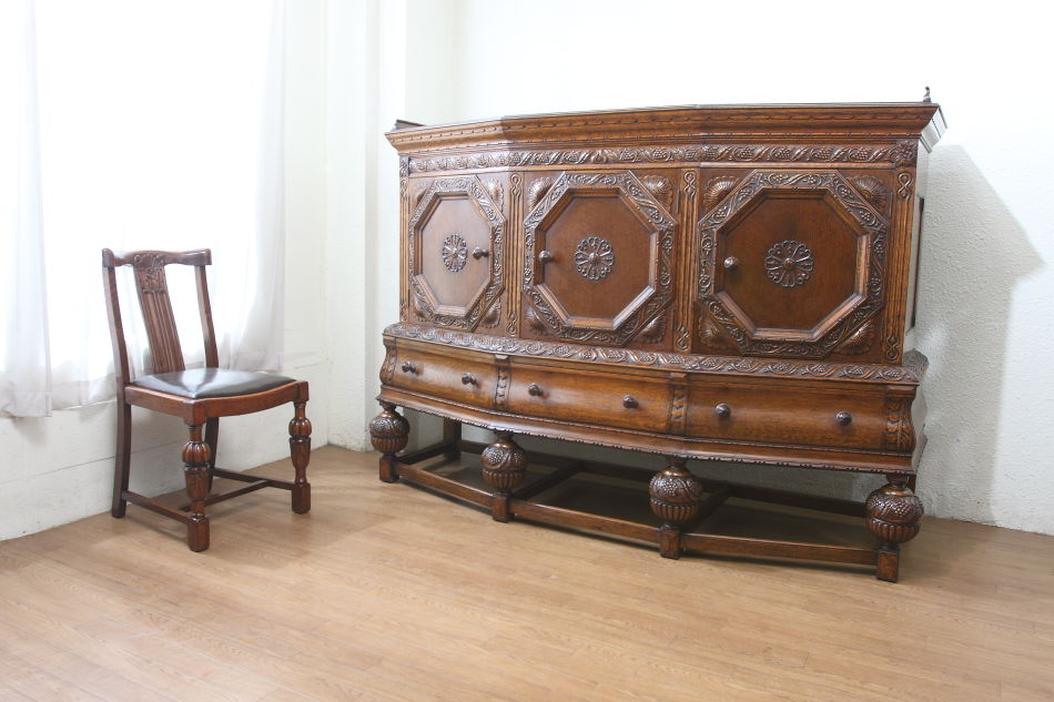 The king of Sideboard ! スーパーバルボスオーク カクテルキャビネット