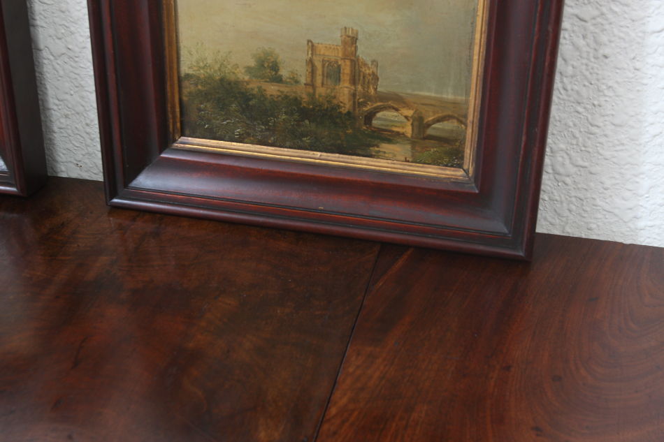 Landscape with a Scottish Castle / Oil painting