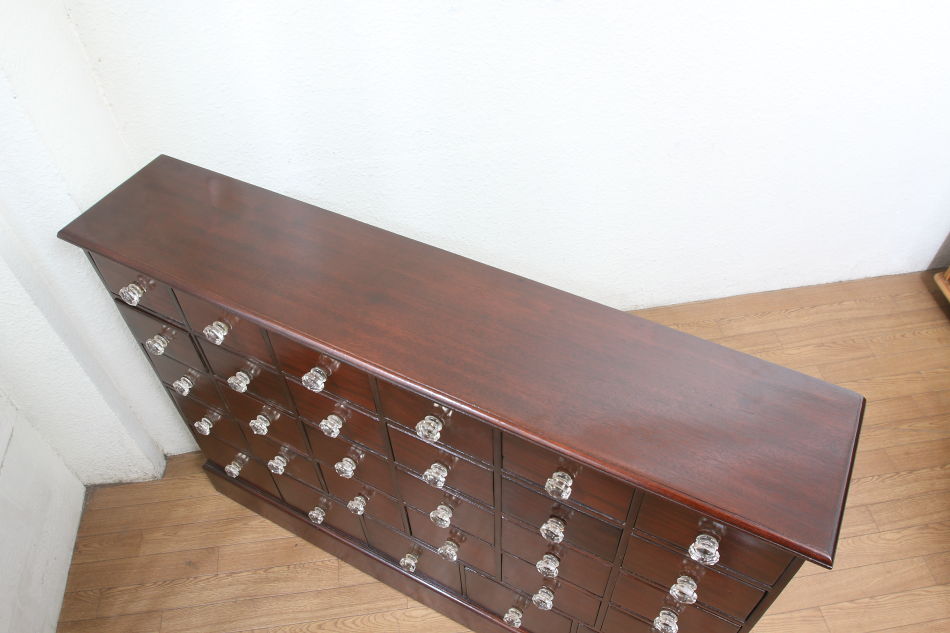 ソリッドマホガニー メディスンチェストmedicine chest