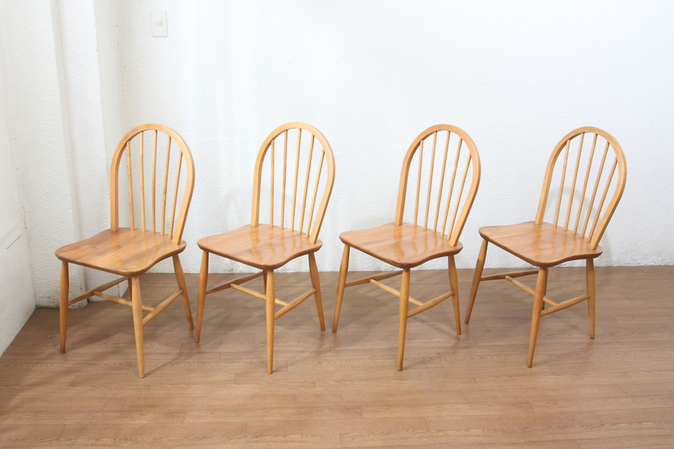 アーコールErcol　ダイニングチェア4脚セット
