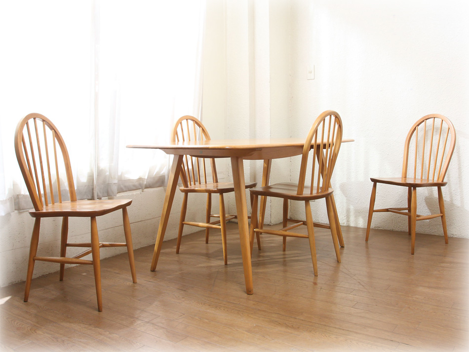 アーコールErcol　ダイニング5点セット