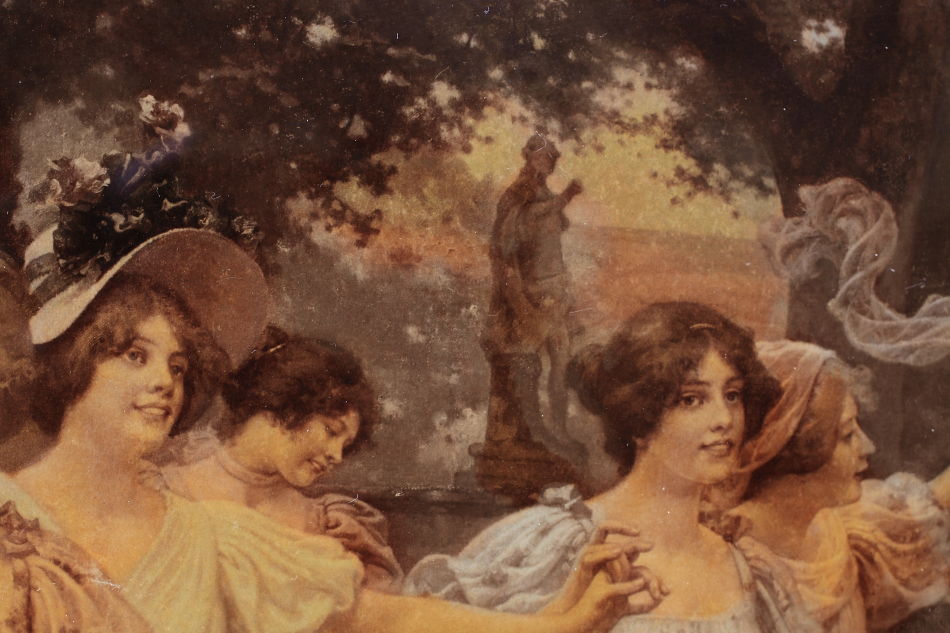 Ladies and Girls in 19c / Crystolian Painting