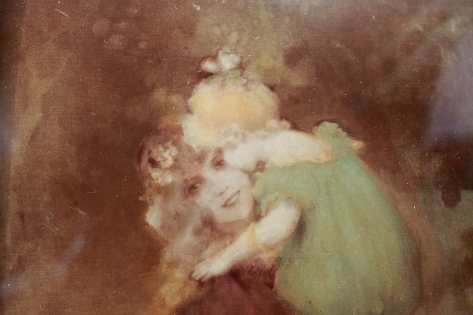 Ladies and Girls in 19c / Crystolian Painting