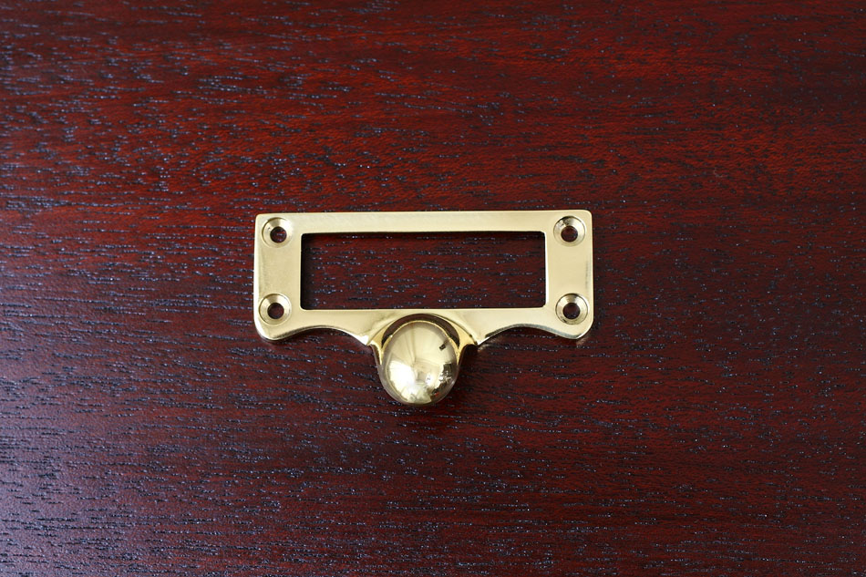 真鍮製カードフレーム プルハンドル