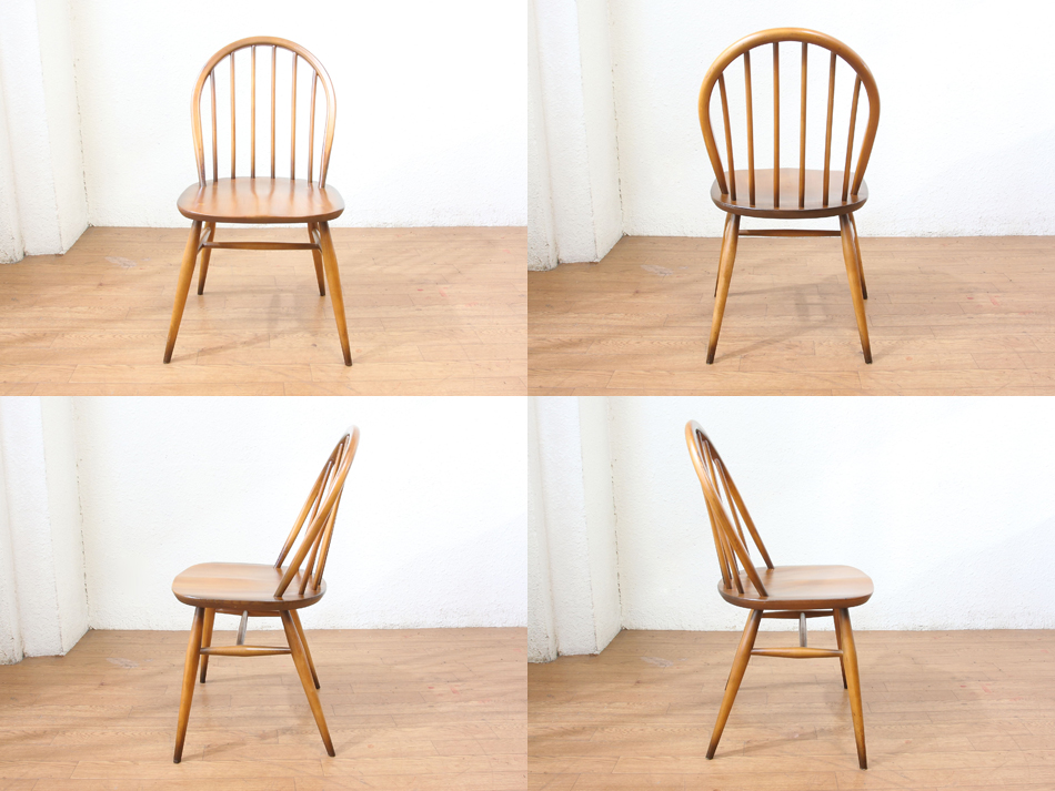 超激得セールアーコール　ERCOL ヴィンテージ　フープバックアームチェア⑩ ダイニングチェア