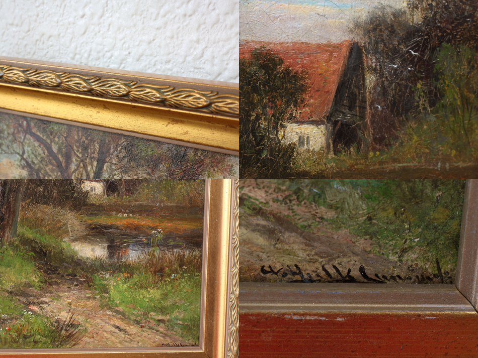 A house in the country / Oil painting