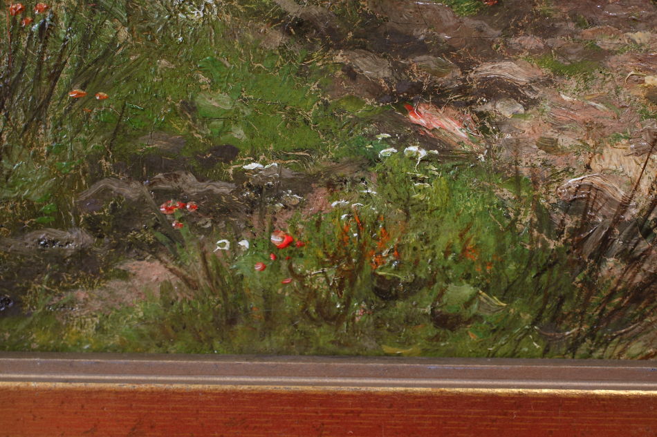 A house in the country / Oil painting