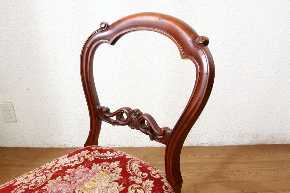 マホガニーバルーンチェア 【リセール品】