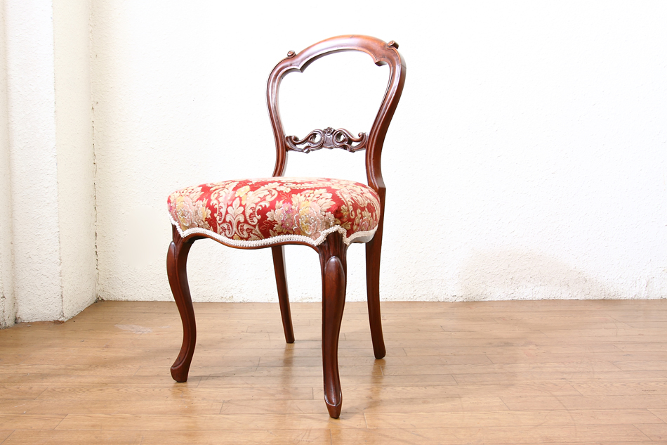 マホガニーバルーンチェア 【リセール品】