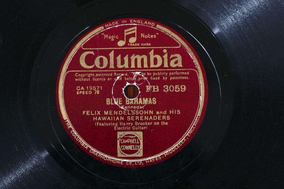 SPレコード盤　10インチ25cm ～FELIX MENDELSSOHN～