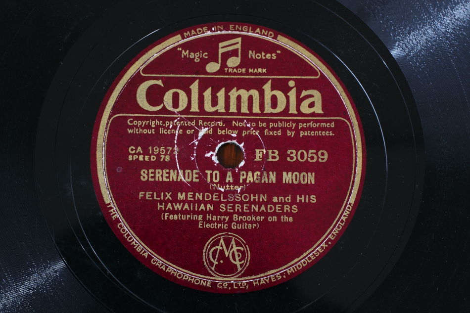 SPレコード盤　10インチ25cm ～FELIX MENDELSSOHN～