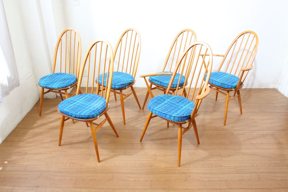 アーコールErcol ダイニングチェア4脚セット