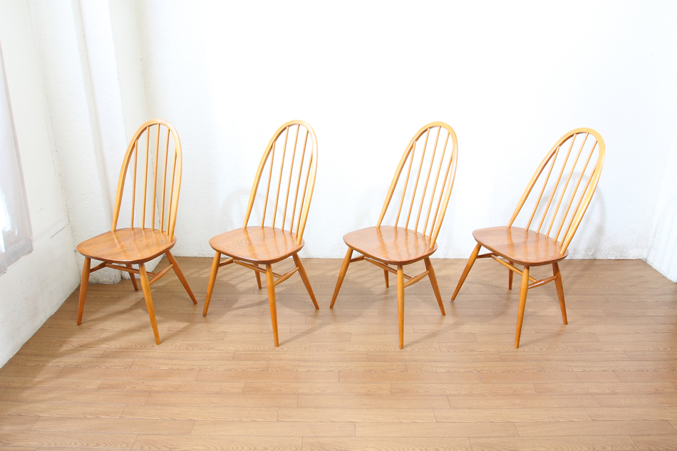 アーコールErcol ダイニングチェア4脚セット