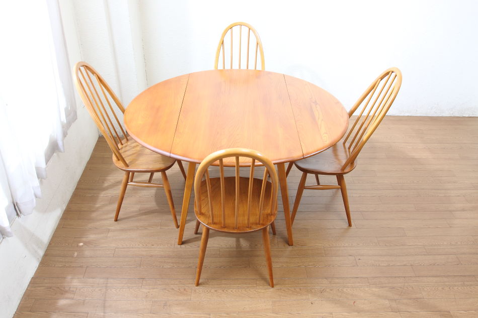 アーコールErcol ダイニング5点セット