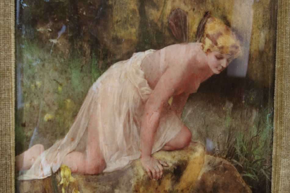 A fairy beside the water / Crystolian Painting