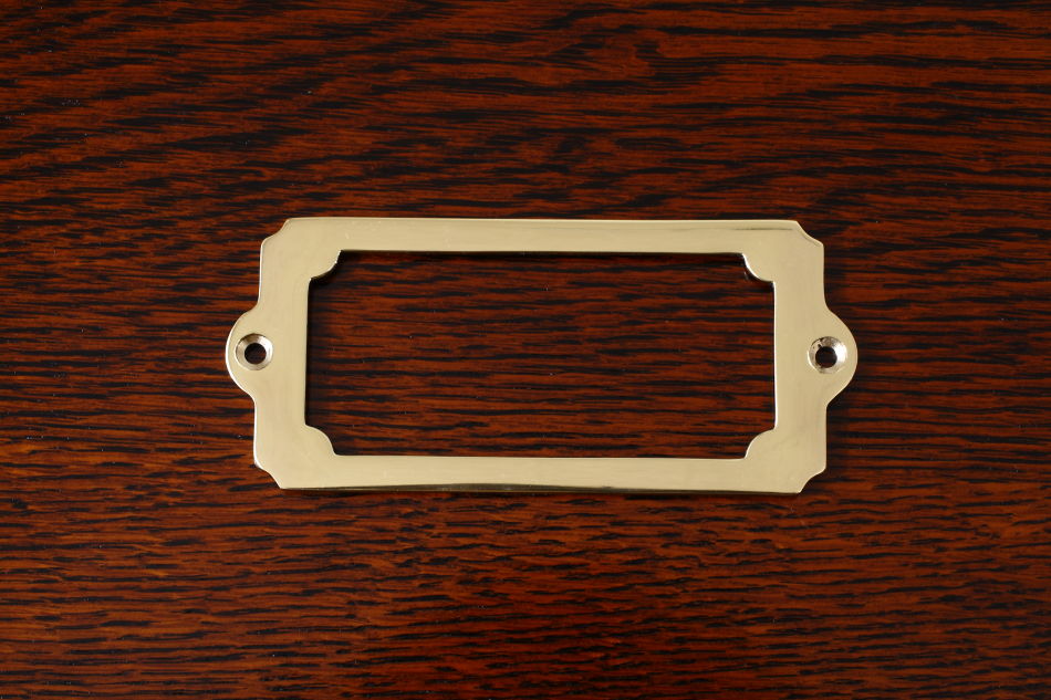 真鍮製カードフレーム 108×54