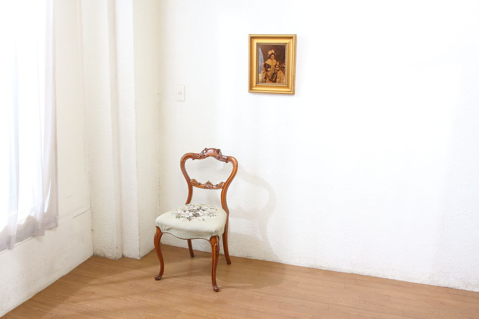 A Lady in Victorian dress/ Crystolian Painting