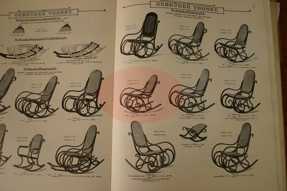 Original THONET ベントウッドロッキングチェア ♯7040