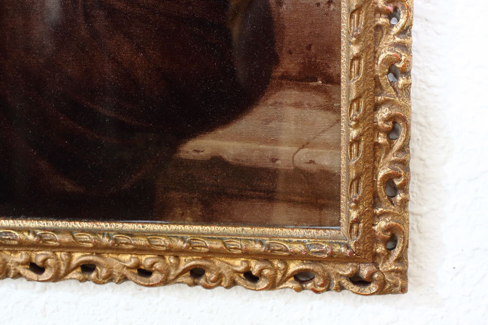 A Lady wearing A Large Hat/ Crystolian Painting