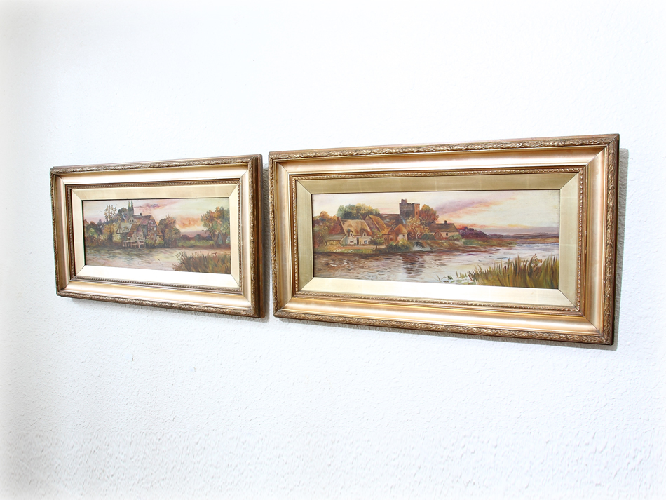 River Scenes / Oil painting