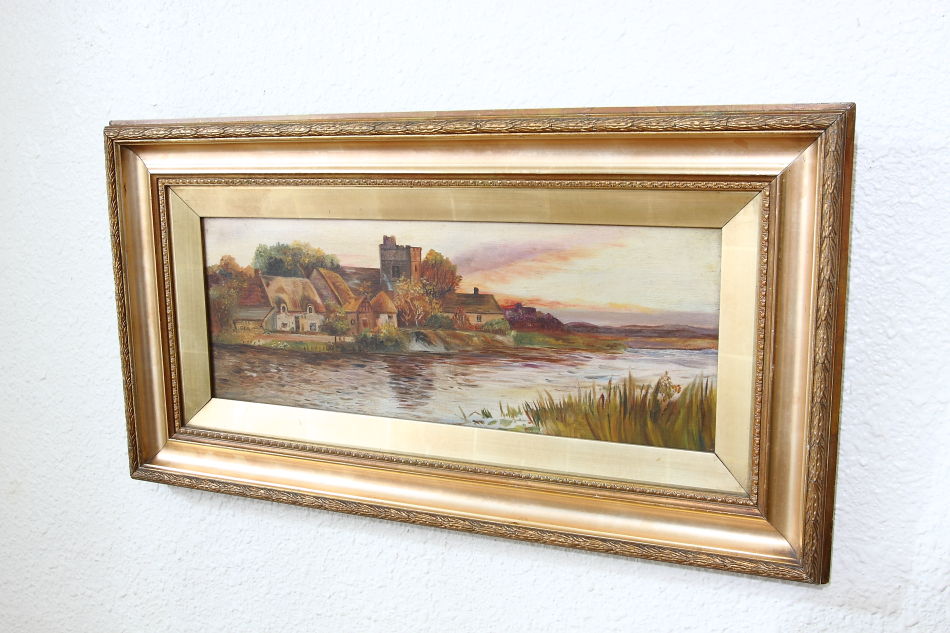 River Scenes / Oil painting