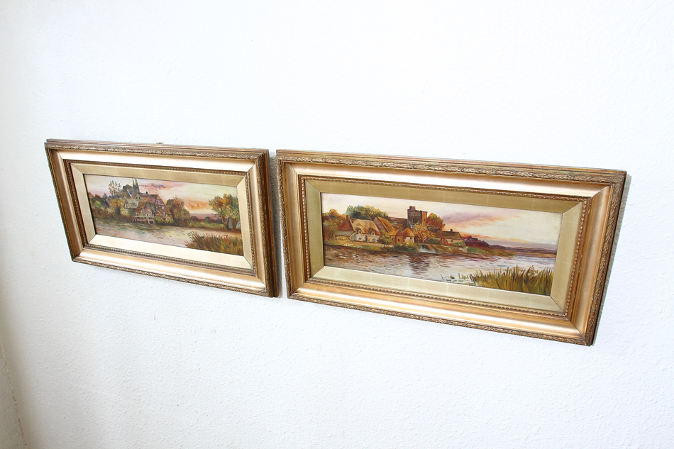River Scenes / Oil painting