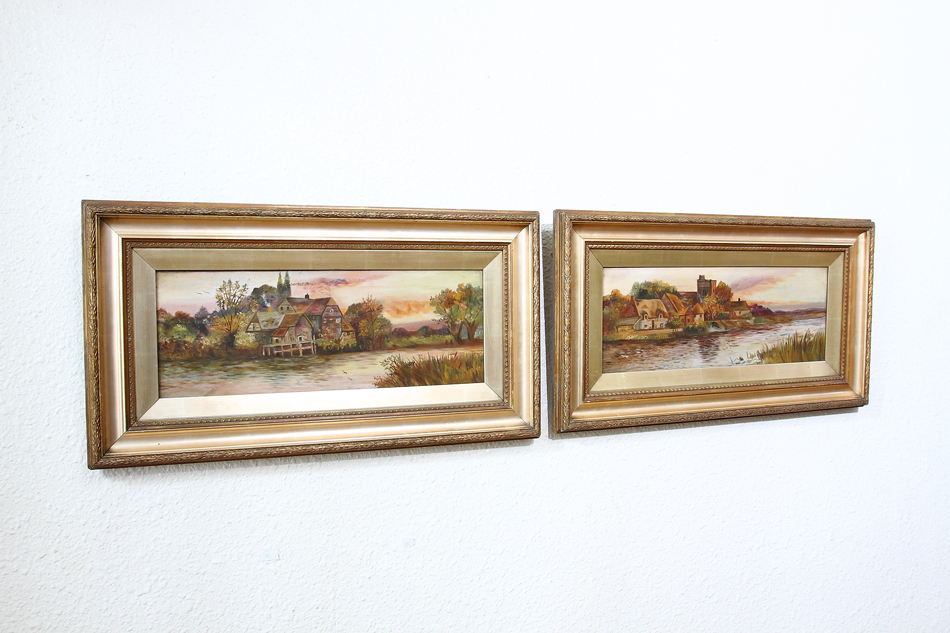 River Scenes / Oil painting