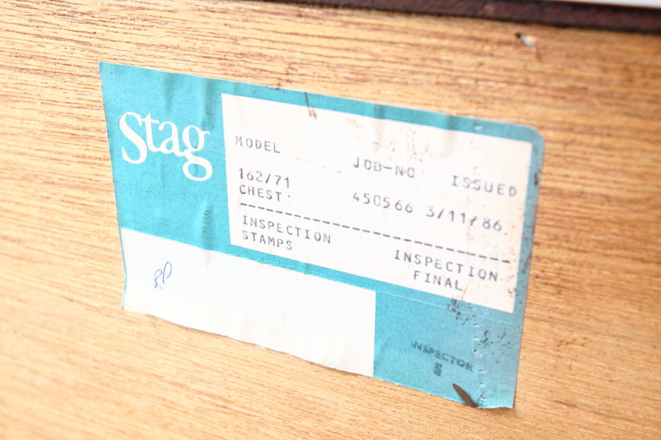 “スタッグ” Stag Furniture マホガニーローチェスト
