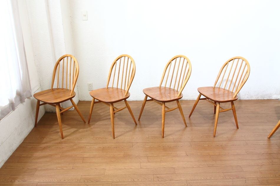 アーコールErcol ウィンザーダイニングチェア 4脚セット