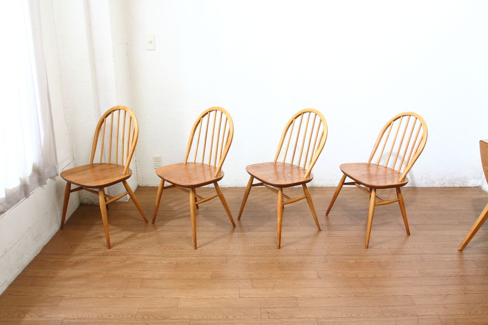 アーコールErcol ウィンザーダイニングチェア 4脚セット